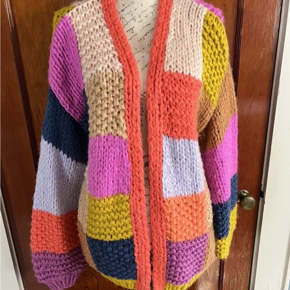 FRNCH Maelia Rainbow Cardigan (M/L)